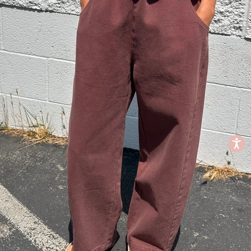 Le Bon Shoppe ARC PANTS - CHOCOLATE size medium - Picture 6 of 7